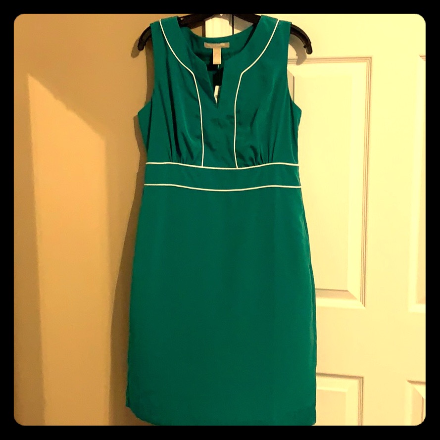 Green Banana Republic Dress Sz 10 Nwt